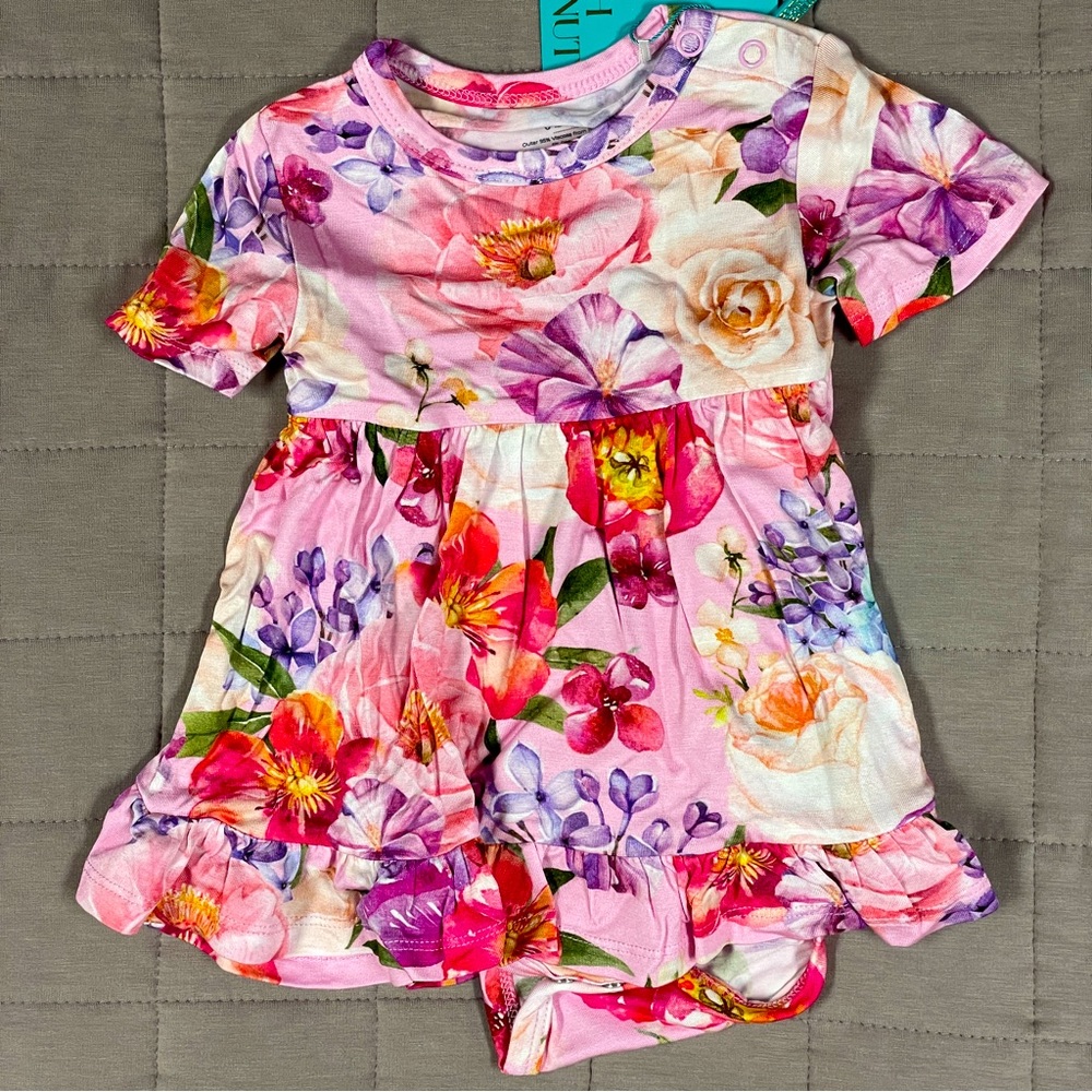 Posh Peanut Brisa Skirt Bodysuit 6-12m